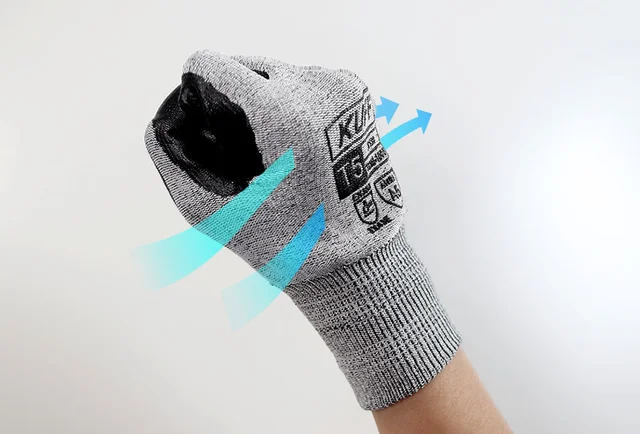 [무료배송]국내생산 K-CUFF 스마트 더블밴드 코팅장갑 M 사이즈 100세트 1BOX