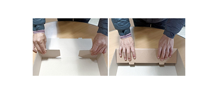 폴더박스 P형 380 x 280 x 120mm 리턴형/2중봉인 35개
