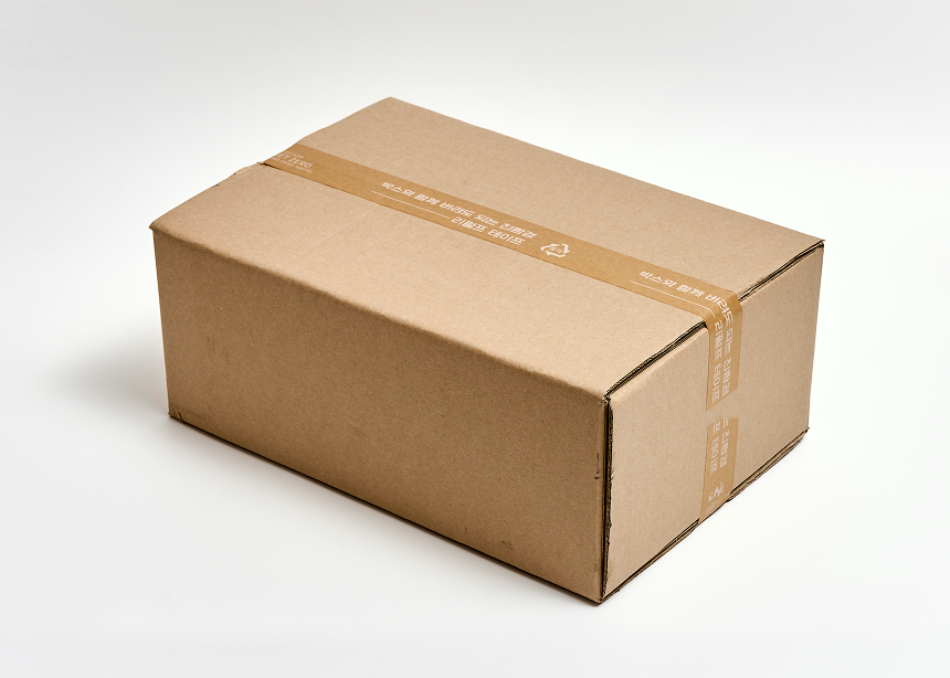 취급주의 리펄프테이프 48mm x 40M (60g) 1BOX 50EA