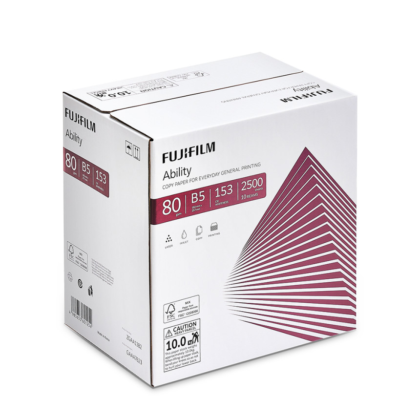 후지필름 복사용지 어빌리티 80g B5 2500매 FSC인증