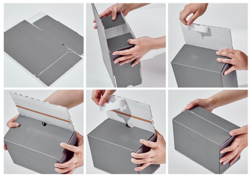 노테이프박스 60개 240x200x120 [DS17]