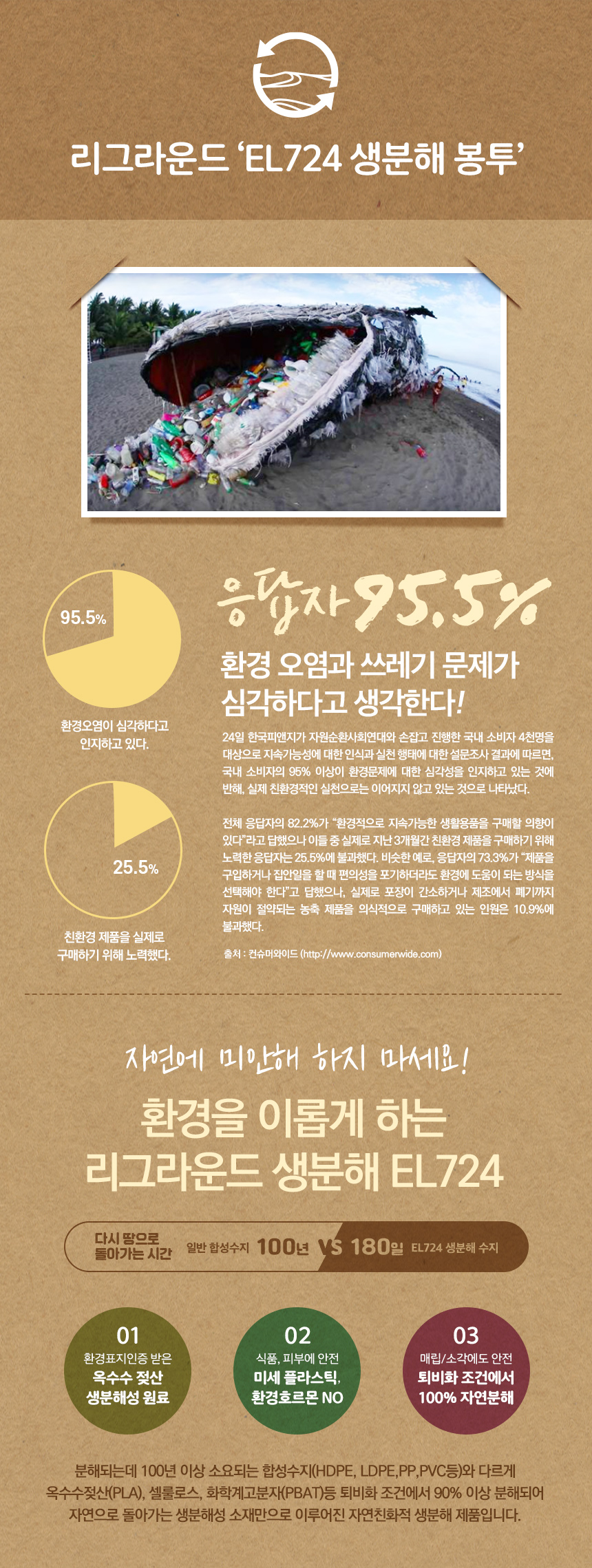 굿바이플라스틱 손잡이봉투 32 x 59 [특대]1000장