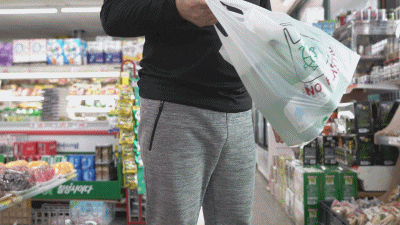 EL724 생분해 양날봉투 28cm x 50cm [대] 1000장