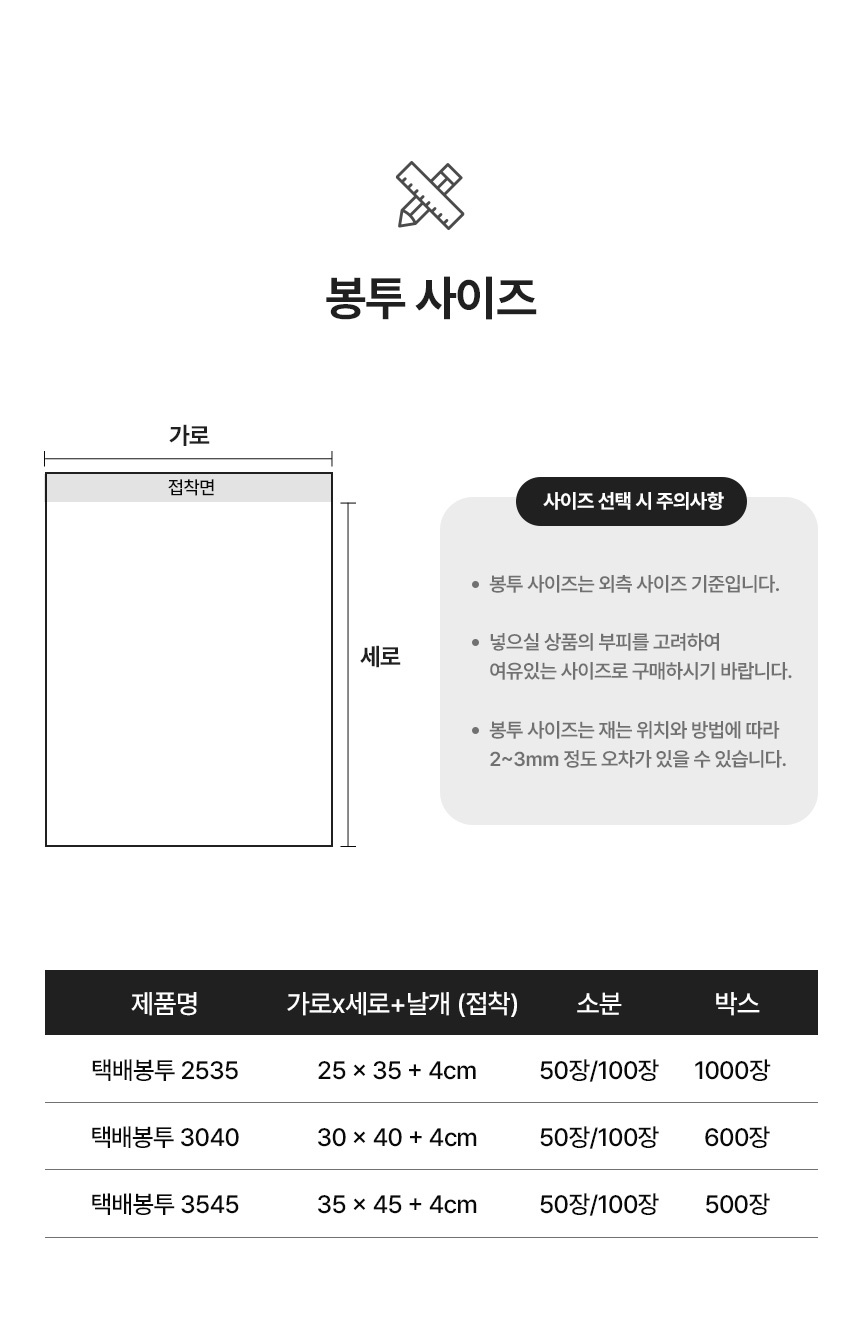다시 만든 택배봉투 EL606 35x45+4  500장