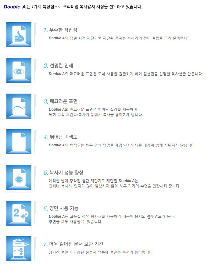 더블에이 복사용지 80g A3 1500매