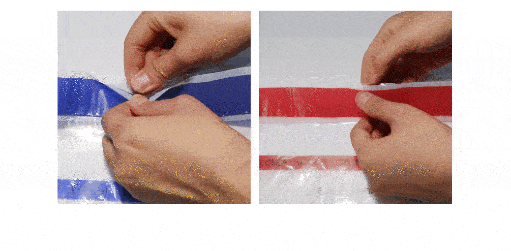 증거품 봉인봉투 여행 기내 면세품봉투 파랑