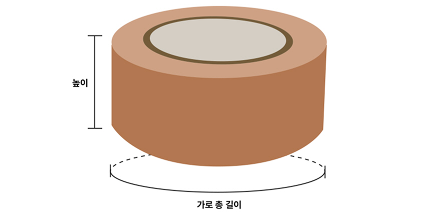 취급주의 리펄프테이프 48mm x 40M (60g) 1BOX 50EA