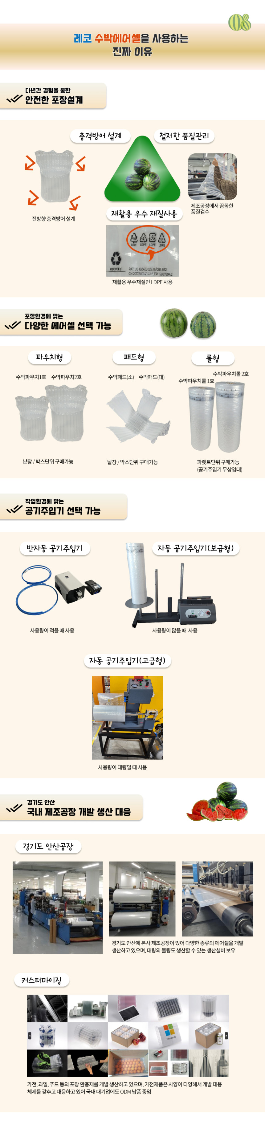 수박 파우치 1호 (소) 5~7kg 200장 