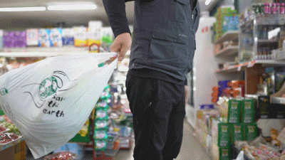 EL724 생분해 양날봉투 36cm x 64cm [왕대] 100장