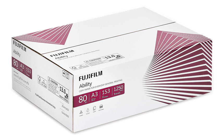 후지필름 복사용지 어빌리티 80g A3 1250매 FSC인증