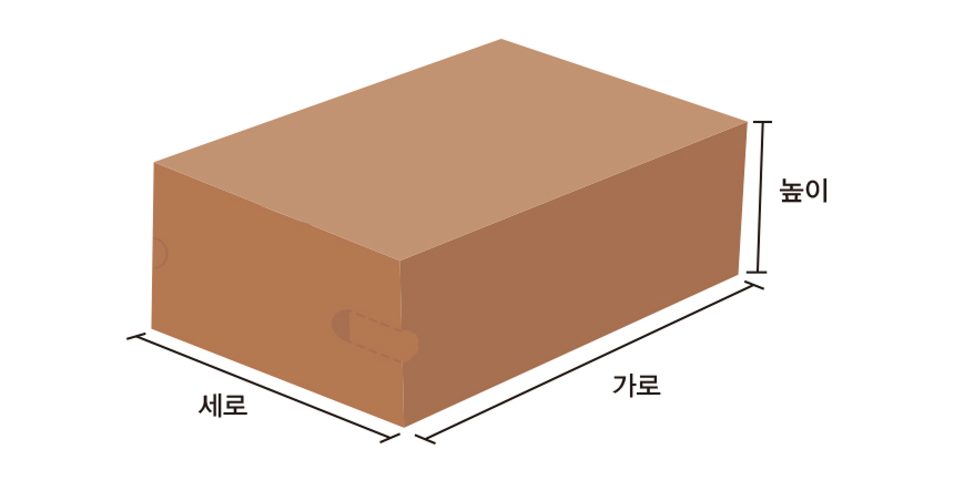 폴더박스 P형 300x200x110 50개