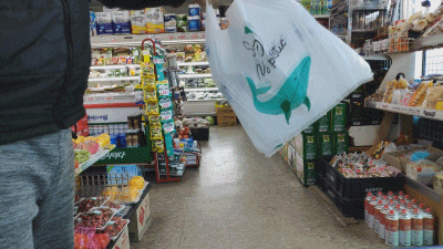 EL724 생분해 양날봉투 34cm x 59cm [특대] 1000장